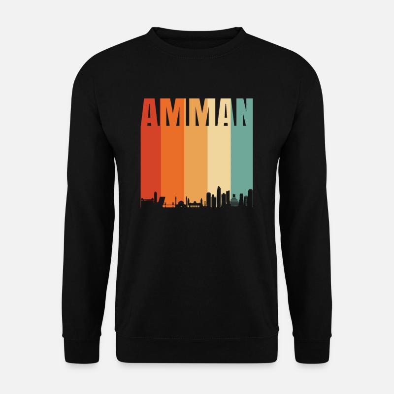 Amman - Unisex Pullover - Schwarz