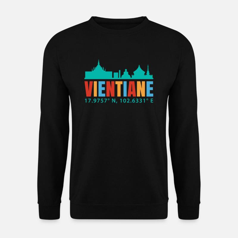 Vientiane - Unisex Pullover - Schwarz