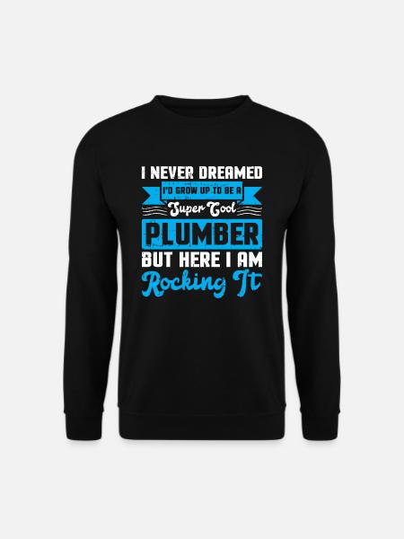 Klempner - Unisex Pullover - Schwarz