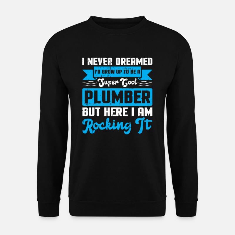 Klempner - Unisex Pullover - Schwarz