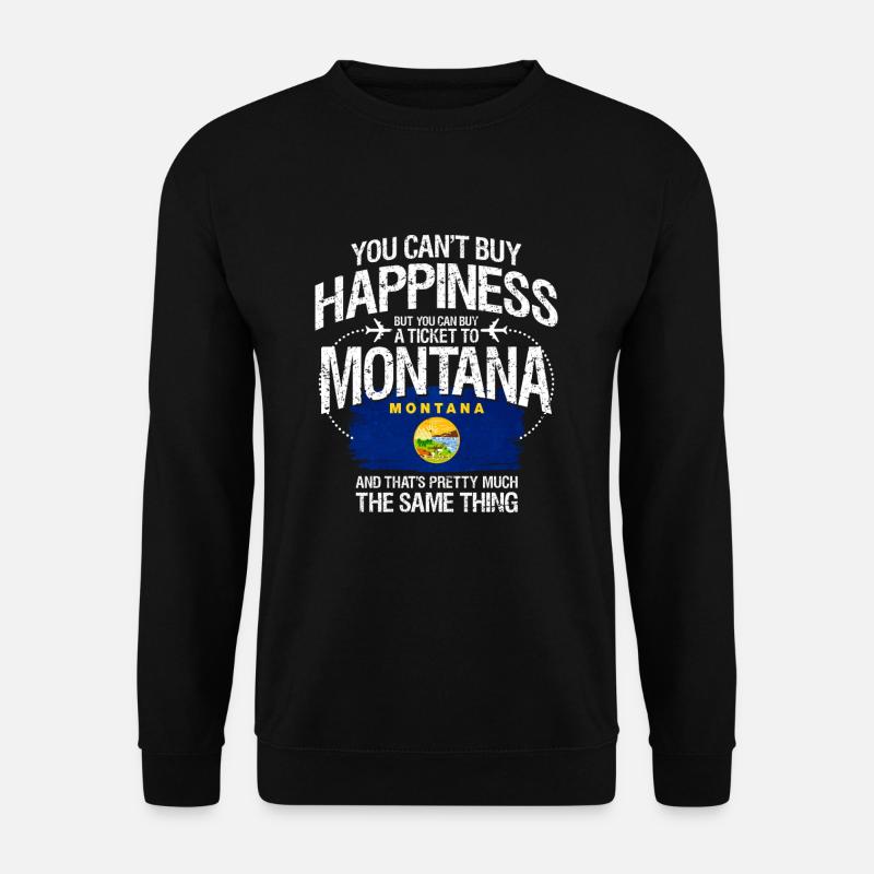 Montana - Unisex Pullover - Schwarz