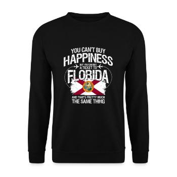 Floride - Sweat-shirt Unisexe - noir - Devant - Alina (178cm) & Michal (187cm)