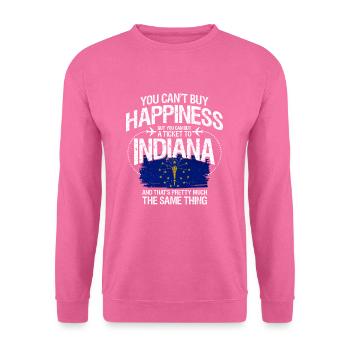 Indiana - Sweat-shirt Unisexe - rose - Devant