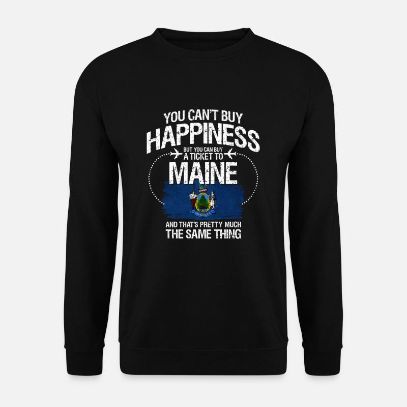 Maine - Unisex Pullover - Schwarz