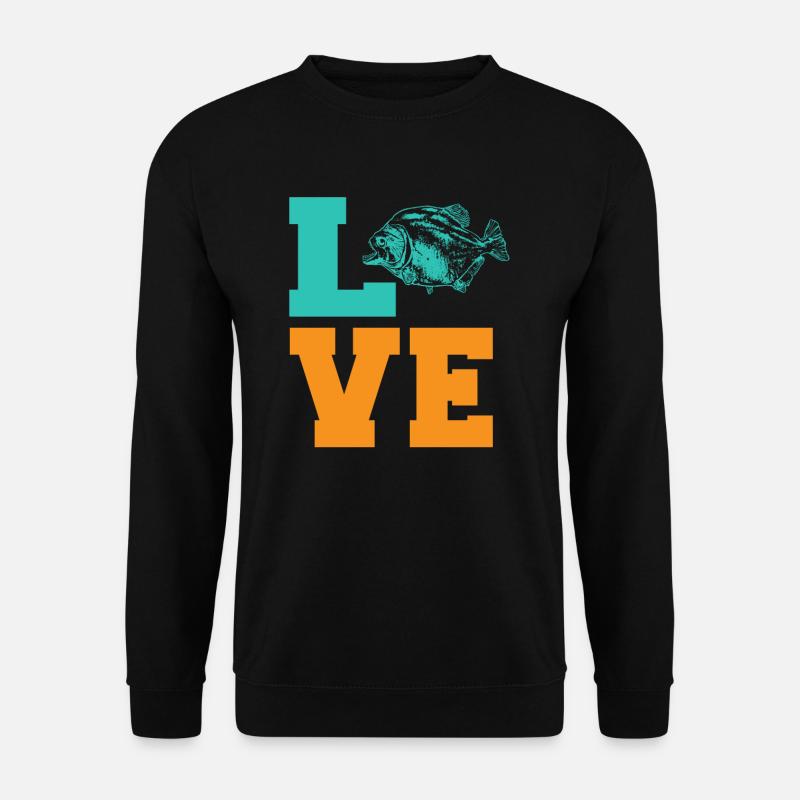 Piranha-Geschenkidee - Unisex Pullover - Schwarz