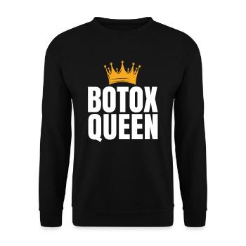 Botox - Unisex Pullover - Schwarz - Vorne - Alina (178cm) & Michal (187cm)