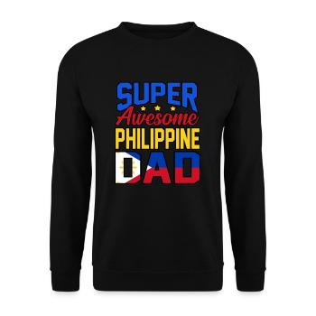 Philippinen - Unisex Pullover - Schwarz - Vorne - Alina (178cm) & Michal (187cm)