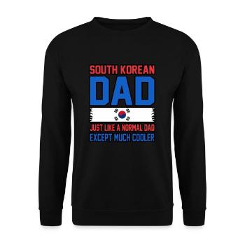 Südkorea - Unisex Pullover - Schwarz - Vorne - Alina (178cm) & Michal (187cm)