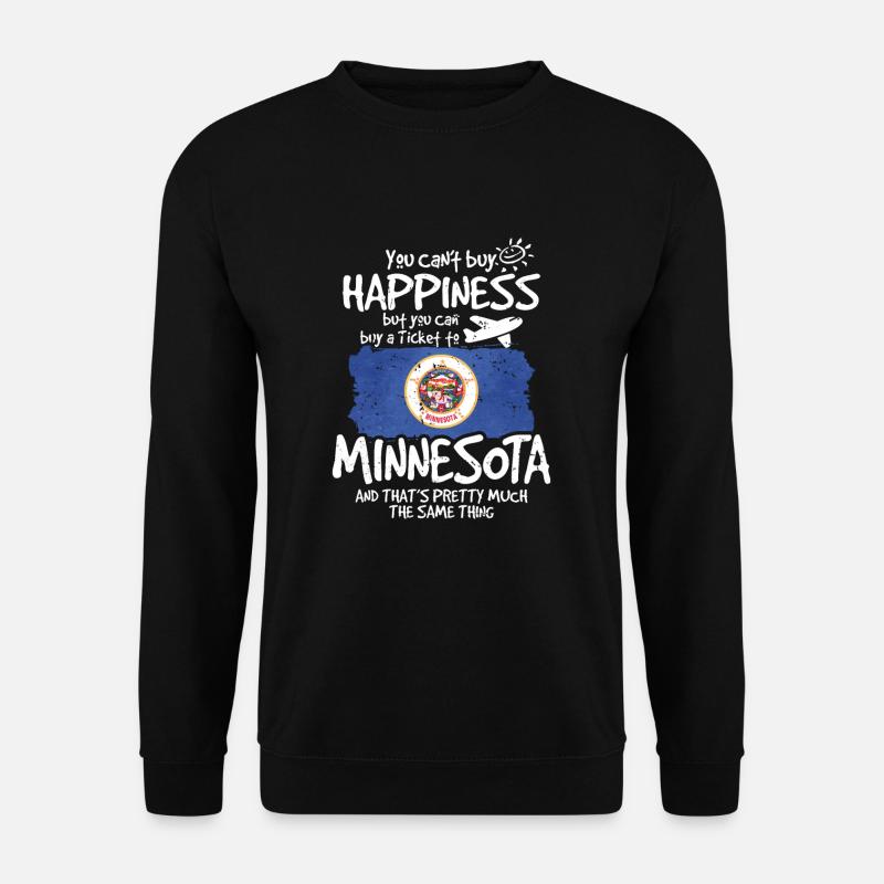 Minnesota - Unisex Pullover - Schwarz