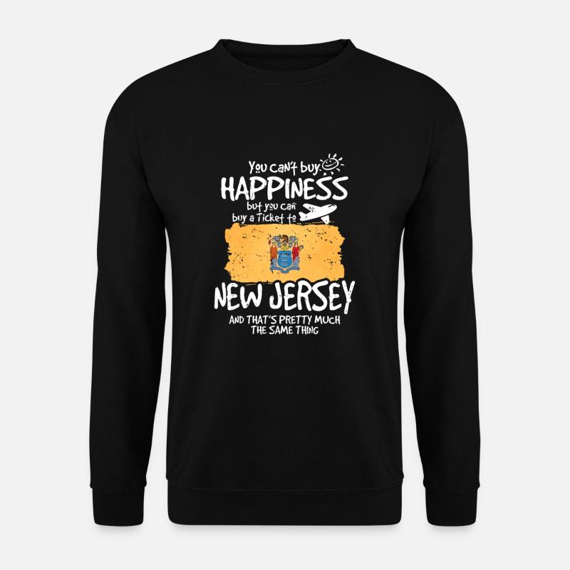 New Jersey - Unisex Pullover - Schwarz