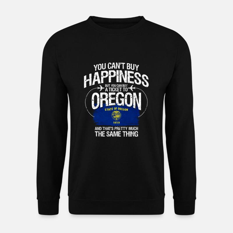 Oregon - Unisex Pullover - Schwarz