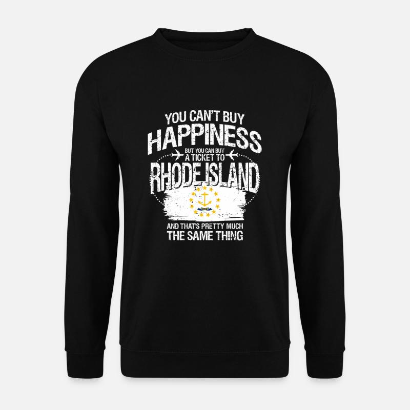 Rhode Island - Unisex Pullover - Schwarz