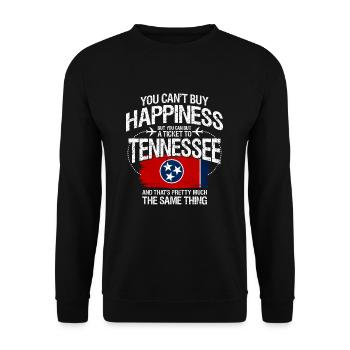 Tennessee - Unisex Sweatshirt - black - Front - Alina (178cm) & Michal (187cm)