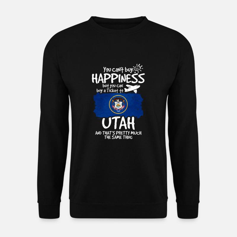 Utah - Unisex Pullover - Schwarz