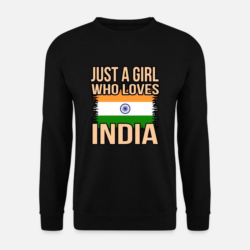 Indien - Unisex Pullover - Schwarz