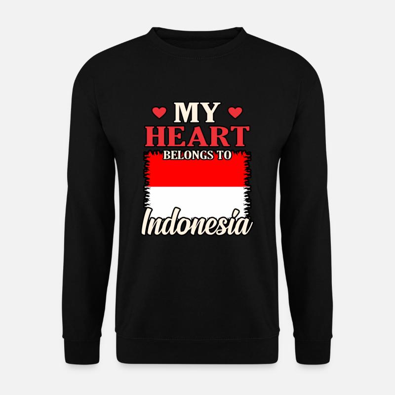 Indonesien - Unisex Pullover - Schwarz