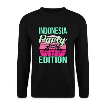 Indonésie - Sweat-shirt Unisexe - noir - Devant - Alina (178cm) & Michal (187cm)