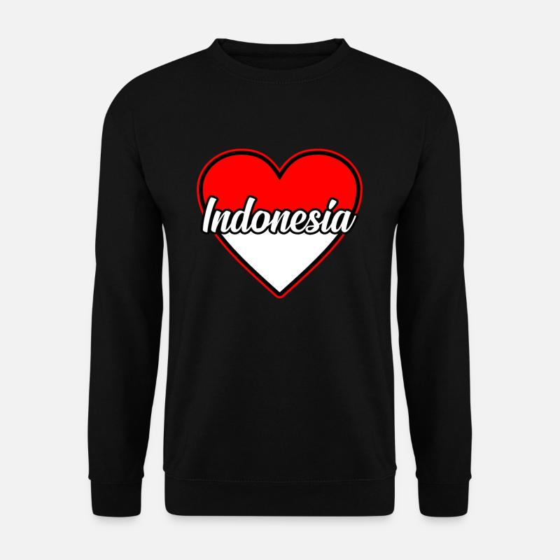 Indonesien - Unisex Pullover - Schwarz