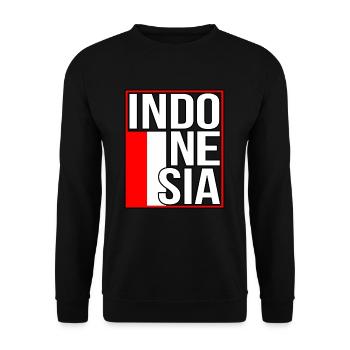 Indonésie - Sweat-shirt Unisexe - noir - Devant - Alina (178cm) & Michal (187cm)