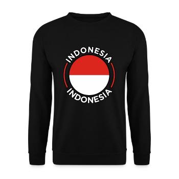 Indonésie - Sweat-shirt Unisexe - noir - Devant - Alina (178cm) & Michal (187cm)