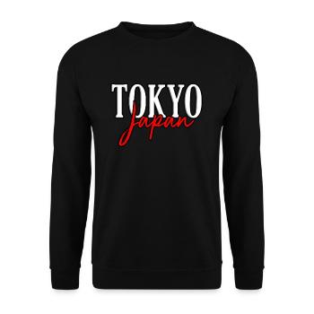 Japan - Unisex Pullover - Schwarz - Vorne - Alina (178cm) & Michal (187cm)