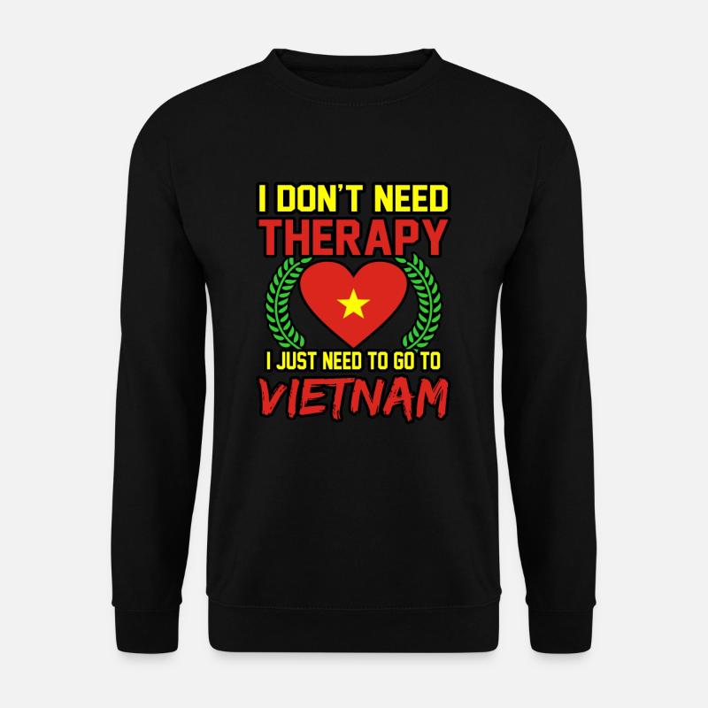 Vietnam - Unisex Pullover - Schwarz