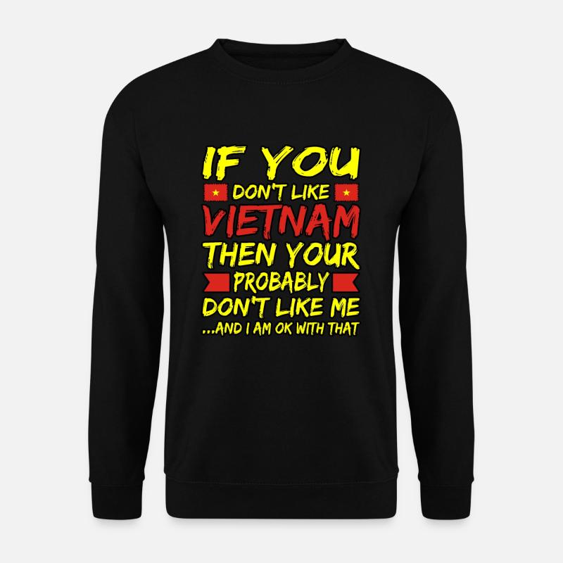 Vietnam - Unisex Pullover - Schwarz
