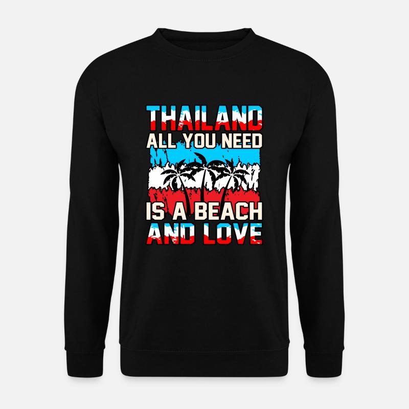 Thailand - Unisex Pullover - Schwarz