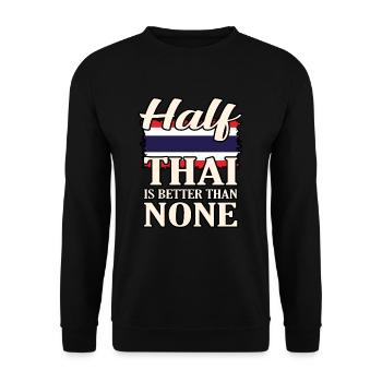 Thaïlande - Sweat-shirt Unisexe - noir - Devant - Alina (178cm) & Michal (187cm)