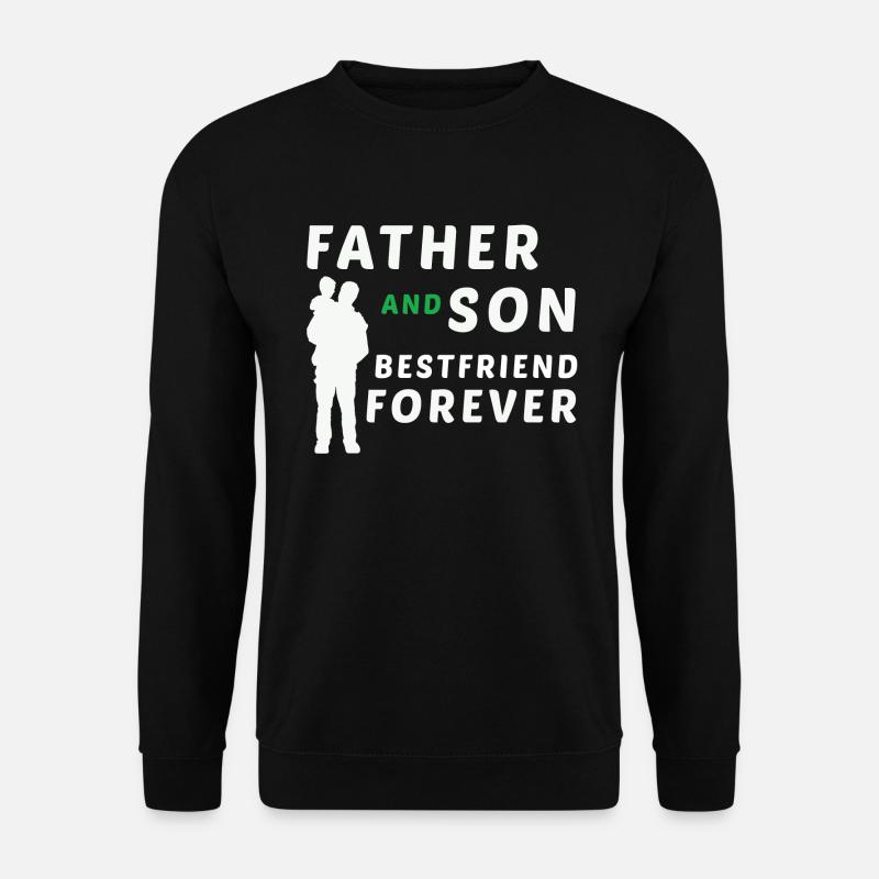 Vater und Sohn - Unisex Pullover - Schwarz