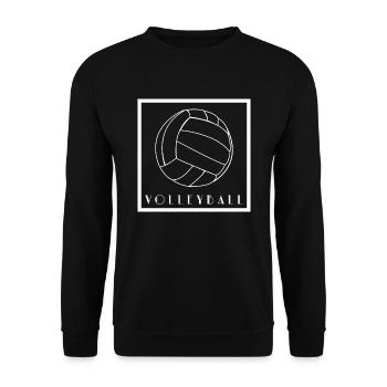 volley-ball - Sweat-shirt Unisexe - noir - Devant - Alina (178cm) & Michal (187cm)
