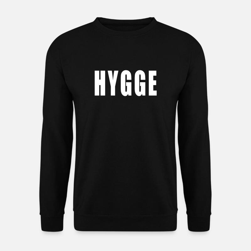 Hygge Dänemark Dane Skandinavien Dänische Weisheit - Unisex Pullover - Schwarz