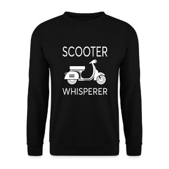 Scooter scooter scooter scooter murmure - Sweat-shirt Unisexe - noir - Devant - Alina (178cm) & Michal (187cm)