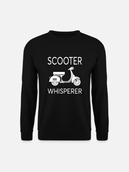 Scooter Whisperer Roller Motorroller Flüsterer - Unisex Pullover - Schwarz