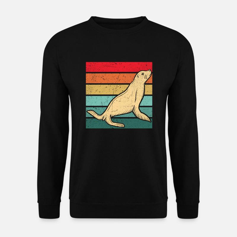 Seal - Unisex Sweatshirt - black