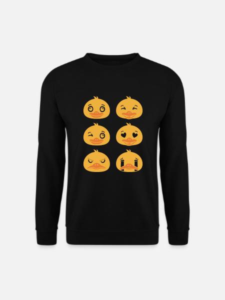Duck Faces Bathing Ducks - Unisex Sweatshirt - black