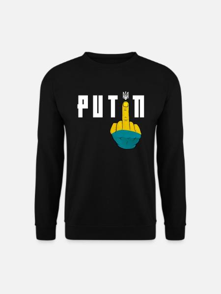 Fuck Putin | Support Ukraine - Unisex Sweatshirt - black