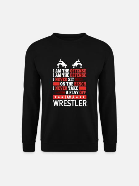 Wrestler Offensive Defensive Wrestling Professional - Unisex Sweatshirt - black