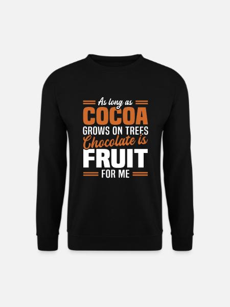 Cocoa Chocolate Fruit Schokoladen Liebhaber - Unisex Pullover - Schwarz