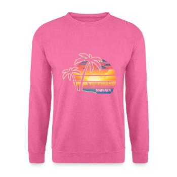 Pura Vida Costa Rica Beach Sunset Amérique du Sud - Sweat-shirt Unisexe - rose - Devant