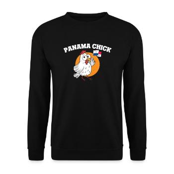 Panama Chick Latina Panaméenne Femme Amérique du Sud - Sweat-shirt Unisexe - noir - Devant - Alina (178cm) & Michal (187cm)