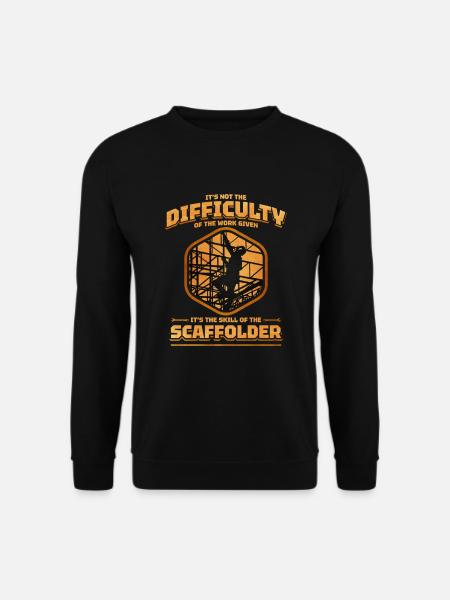 échafaudage échafaudage échafaudage artisan chantier - Sweat-shirt Unisexe - noir