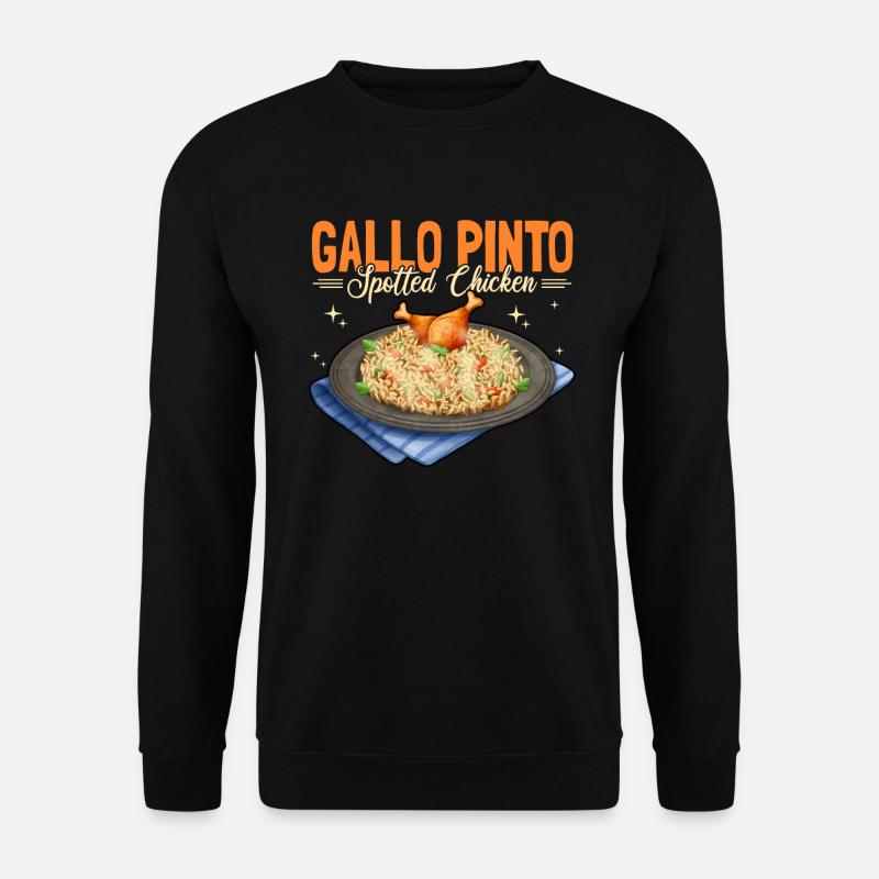 Gallo Pinto Spotted Chicken - Unisex Sweatshirt - black