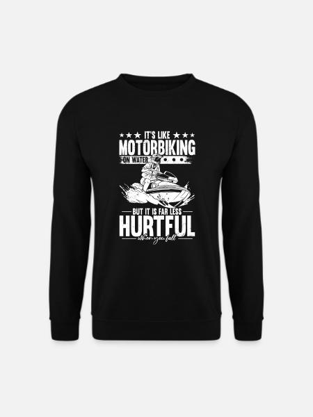 Jet Ski motorcykel på vand vandsport jetbåd - Unisex sweater - sort