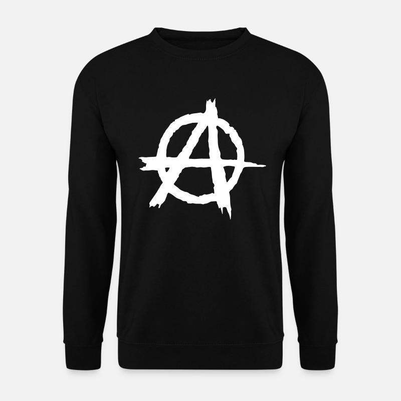 Anarchie Symbol - Unisex Pullover - Schwarz