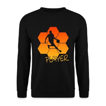 basketball - Unisex Pullover - Schwarz - Vorne - Alina (178cm) & Michal (187cm)