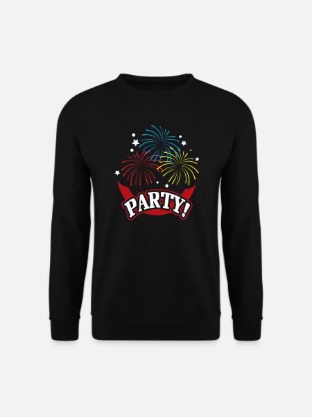 Party Silvester - Unisex Pullover - Schwarz