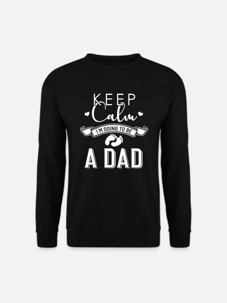 Vaterschaft Werdender Papa Vaterschaft Geschenk - Unisex Pullover - Schwarz