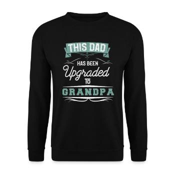 Grand-papa Grand-papa Cadeau Grand-papa - Sweat-shirt Unisexe - noir - Devant - Alina (178cm) & Michal (187cm)