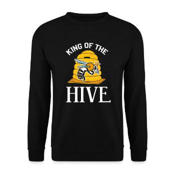 Save the Bees Biene Insekt Honigbiene Imker Honig - Unisex Pullover - Schwarz - Vorne - Alina (178cm) & Michal (187cm)